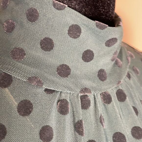 Honey Pot Polka Dot Blouse, Size M - Picture 11 of 12